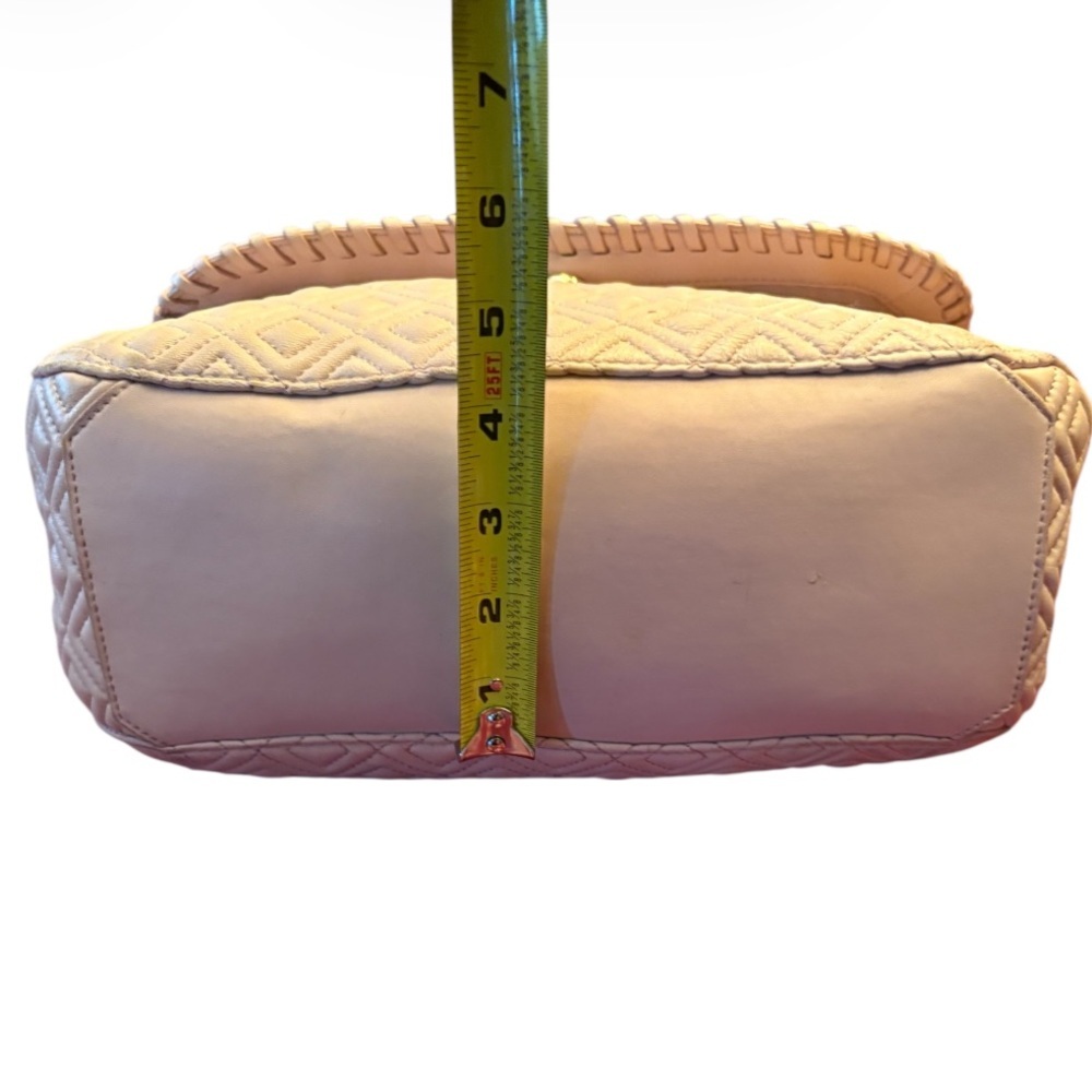 Tory Burch Quilted Leather Marion Shoulder Bag in Blush - Picture 6 of 14